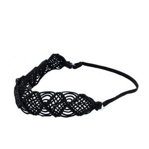 Black braided headband